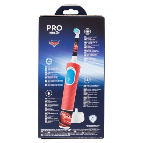 Oral-B Spazzolino Elettrico Ricaricabile Disney Pixar Cars Pro Kids3+
